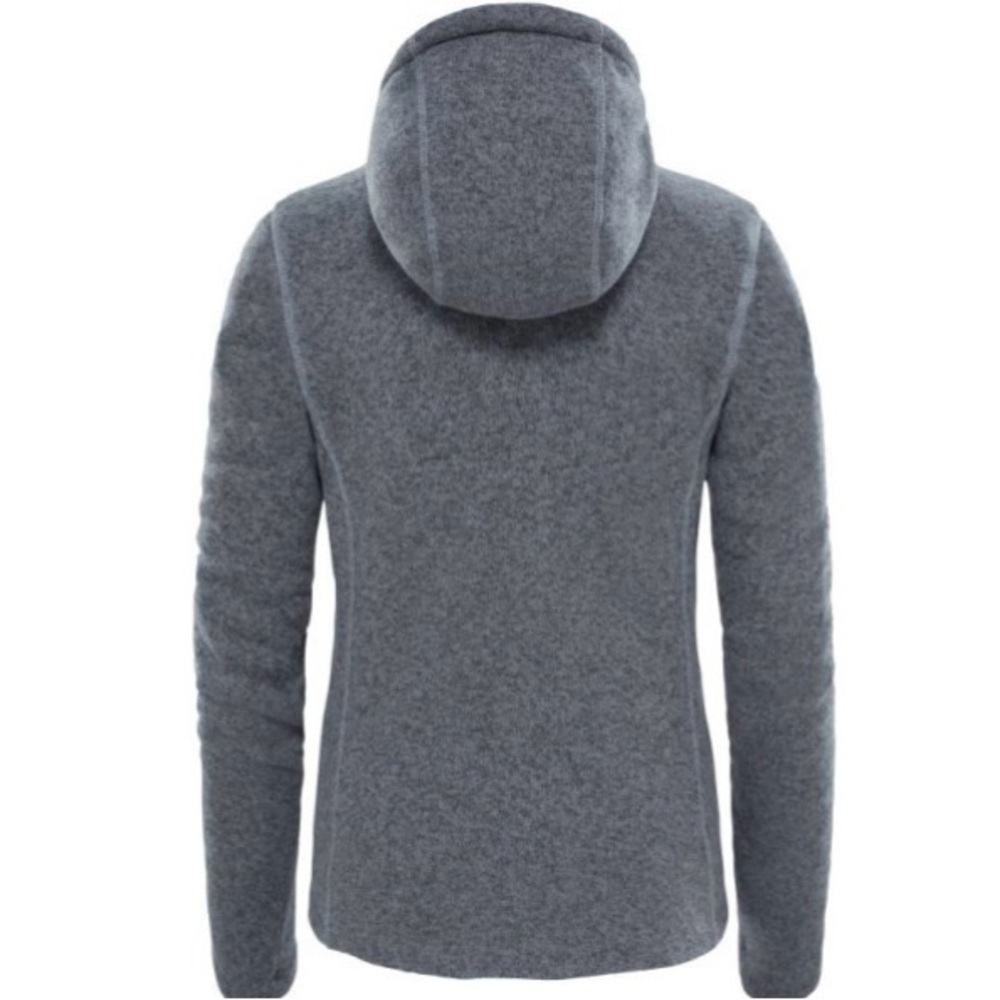 The North Face Women’s Crescent Hoodie Heather Gray Fleece Pullover Size M - Picture 14 of 16